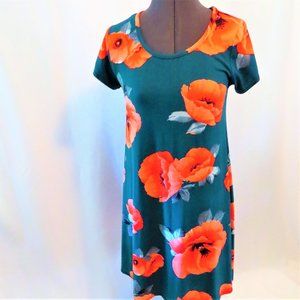 TMG New York Floral Dress MADE IN USA  Sz S